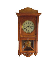 Antique German Gustav Becker Art Nouveau Regulator  Wall Clock circa 1900s