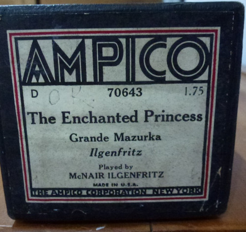 Ampico reproducing roll - ampico,