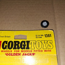 1  X  LOOSE 1960-70S CORGI TOYS #1361 "INTERCHANGEABLE WHEEL GOLDEN JACKS