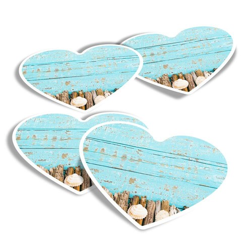 Heart stickers seaside - heart,
