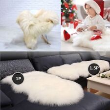Small Carpet Non Slip Fluffy Shaggy Sheepskin Rug Bedroom Mat Soft Rugs Faux Fur