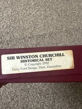 1992 Gerry Ford Sir Winston Churchill Historical Figurine Set