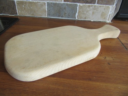 Vintage thick wooden bread - vintage,