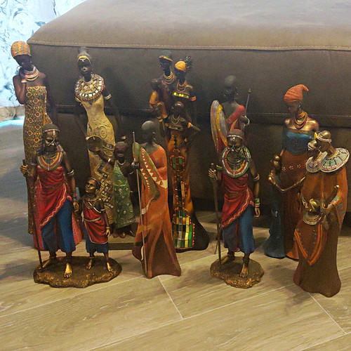 African tribal hand painted - tribal, hand-painted