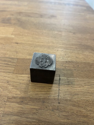 Vintage solid metal heavy - solid,