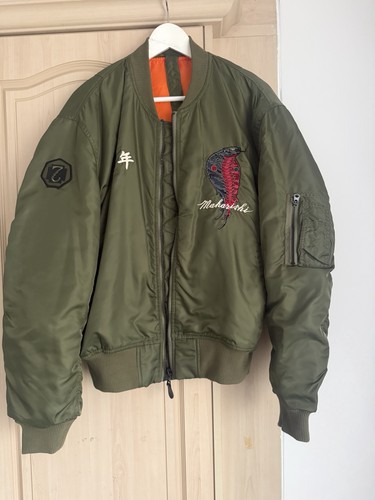 Maharishi flight jacket olive - jacket,