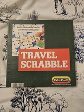 Vintage Travel Scrabble Game