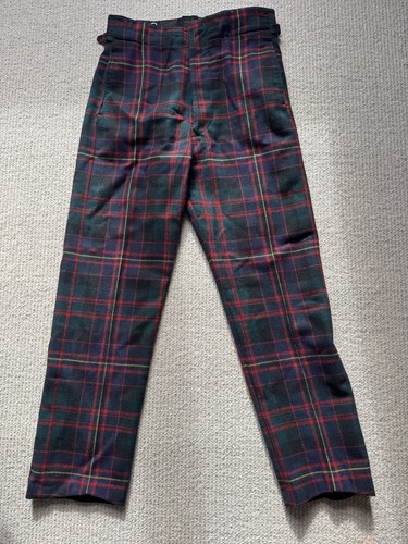 Military tartan trousers trews - tartan,