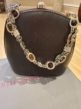 Brand New Judith Leiber Grey