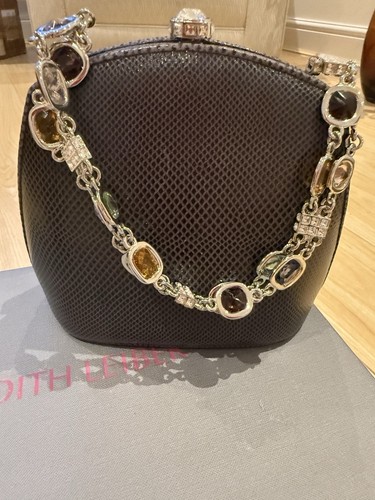 Brand new judith leiber grey - new,