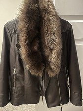 leather jacket (petite)