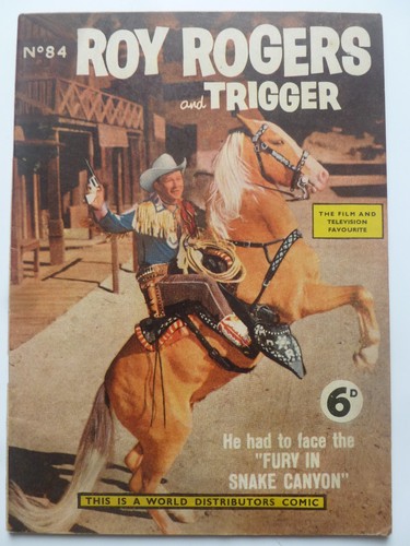 Comic roy rogers and - uk,
