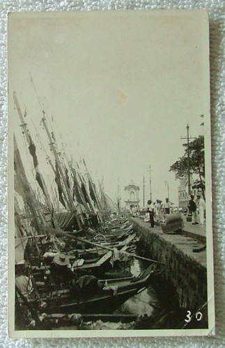 Rppc postcard fishing boats - rppc,