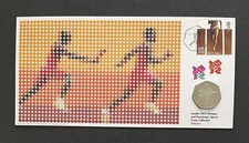 LONDON 2012 ATHLETICS 50p BUNC