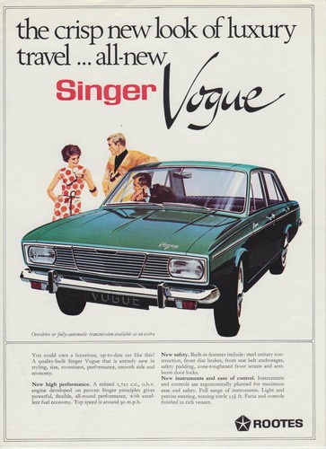 Singer vogue 1725 saloon - vogue,