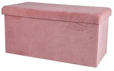 FOLDING OTTOMAN STORAGE BOX