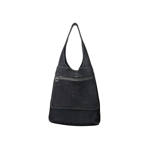 Vintage gucci black suede - black,