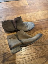 ladies leather ankle boots used size 5