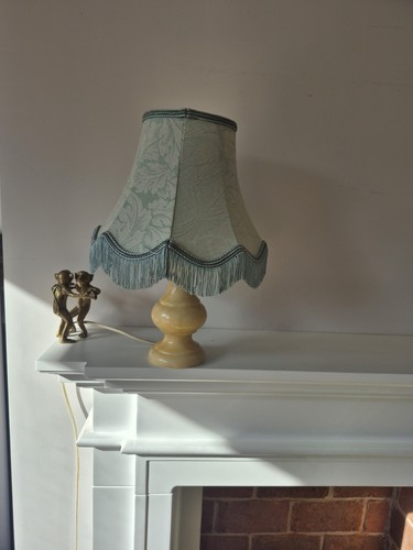 Vintage lamp and - , shade