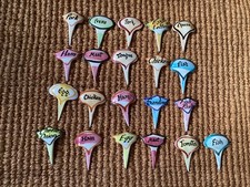 Vintage hand painted Toni Raymond Sandwich markers x 21