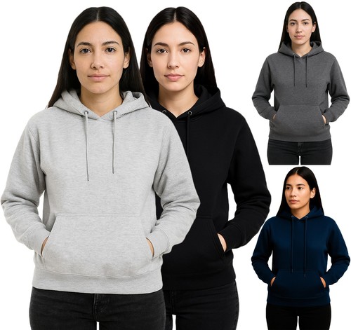 Womens plain pullover hoodies - plain,