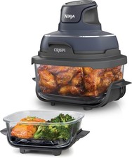 NINJA CRISPi Portable Air Fryer, 3.8L, 4-in-1 Cooking System NEW - P35