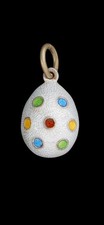 Enamel Easter Egg Pendant