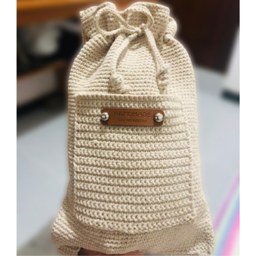 Handmade crochet tote bag - handmade,