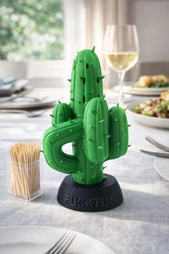 Fuctus cactus toothpick holder - toothpick,