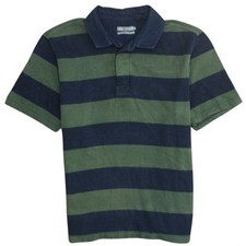 Tu Men's Green & Navy Striped