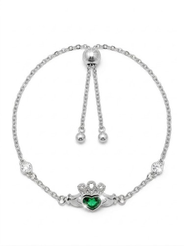 Irish claddagh emerald - claddagh, heart