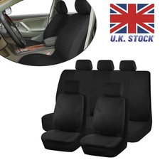Black Front & Rear Car Seat