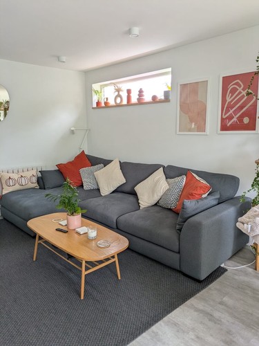 Dfs sofa grey - sofa,
