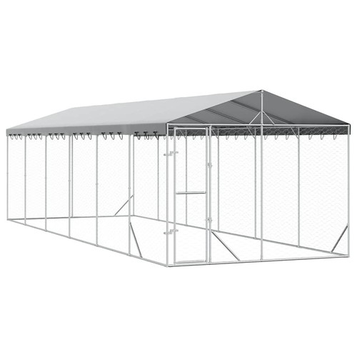 Outdoor dog kennel - dog, house