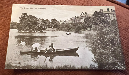 Antique postcard buxton - postcard,