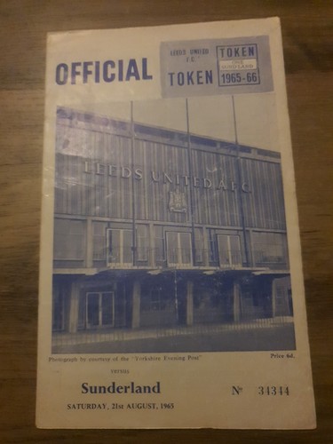 Sunderland away programmes - sunderland,
