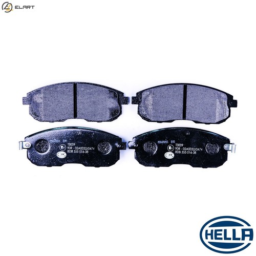Brake pad set disc - brake,