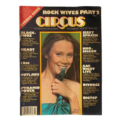 Vtg circus magazine july - circus,