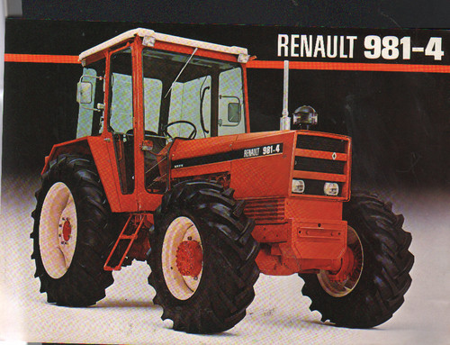 Renault 981 tractor - renault, "981-4"