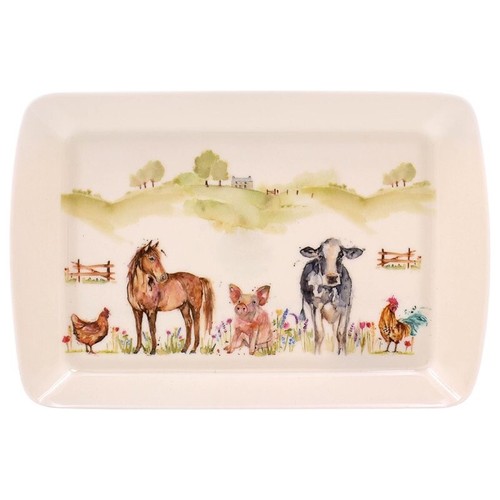 Snack tray farmyard animals - tray.,