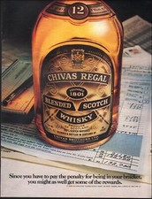 1970 Vintage ad Chivas Regal