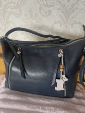 Radley Leather Handbag Navy
