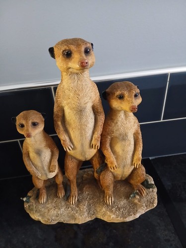 Meerkat ornament statue resin - meerkat,