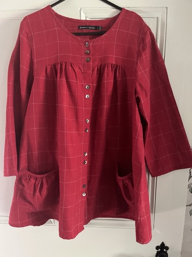 Gudrun sjoden red - sjoden, button-up
