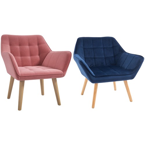 Homcom luxe velvet feel - homcom, velvet-feel