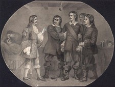 Figures In Historical Scene