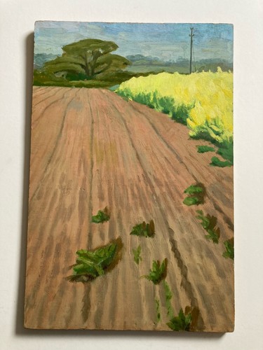 Vintage oil painting - painting, soft