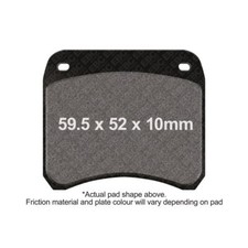 EBC Double H Brake Pad Front Left Triumph T140 E Morris Alloy Wheels 1981 - 1983