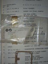 Puch X50 , Turbo Sport Float Gasket For Carb P/N: 321.2.15.428.1 NOS