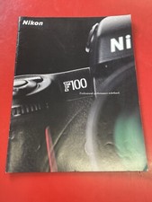Nikon F100 Film Camera Product Brochure 2000 Fantastic Condition Booklet